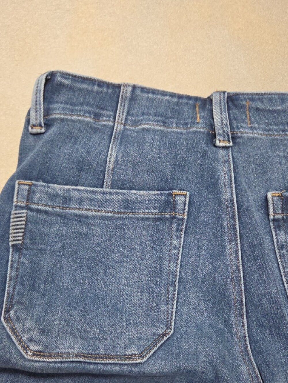 PAIGE ANESSA Wide Leg Jeans in Deep Blue Denim NWOTS!!! ANTHROPOLGIE. - Picture 11 of 11